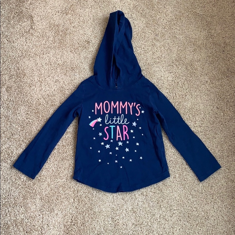 Carter’s Girls 4t Hooded Jersey T-Shirt